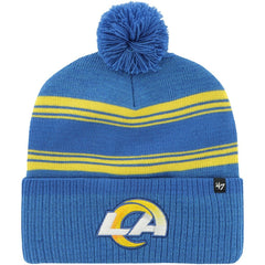 Los Angeles Rams 47 brand '47 Fadeout Cuffed Knit Hat with Pom