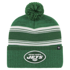 New York Jets 47 brand '47 Fadeout Cuffed Knit Hat with Pom