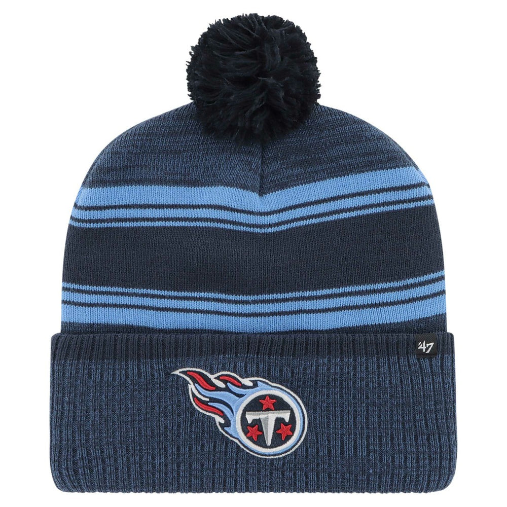 Tennessee Titans 47 brand '47 Fadeout Cuffed Knit Hat with Pom