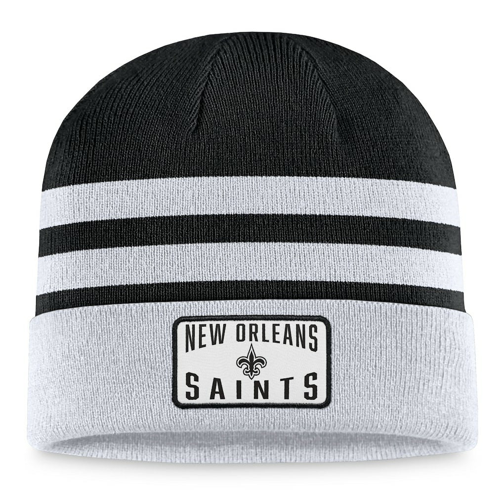 New Orleans Saints Fanatics Logo Cuffed Knit Hat