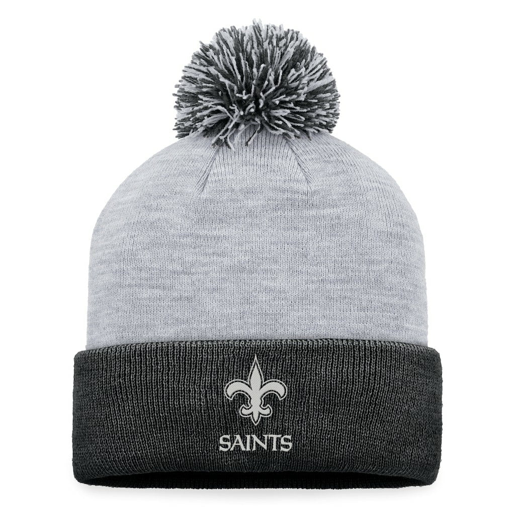 New Orleans Saints Fanatics Women's Cuffed Knit Hat with Pom