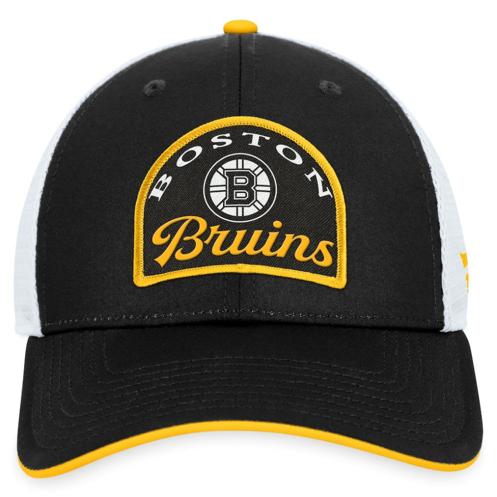 Boston Bruins Fanatics Fundamental Adjustable Hat For Sale