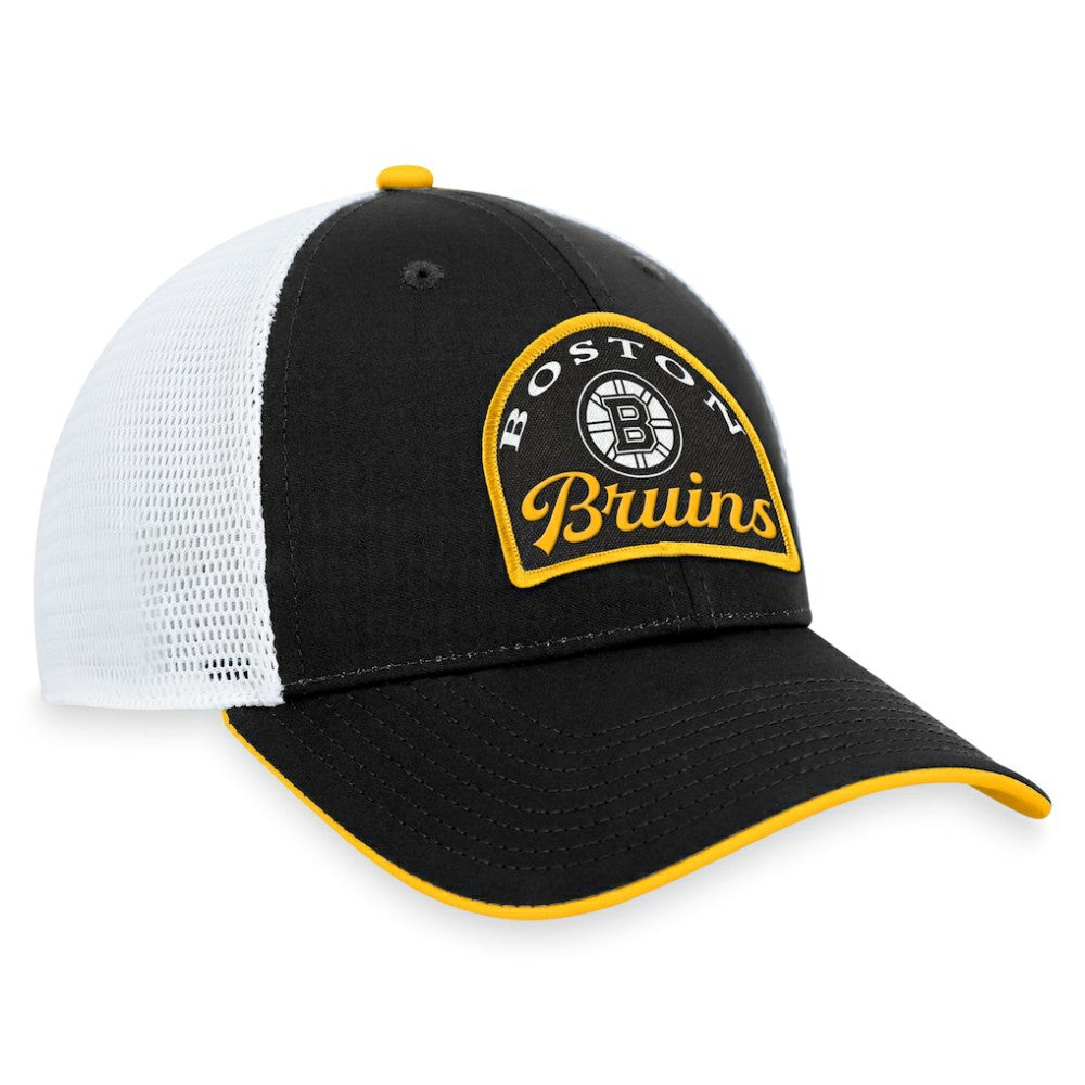 Boston Bruins Fanatics Fundamental Adjustable Hat For Sale