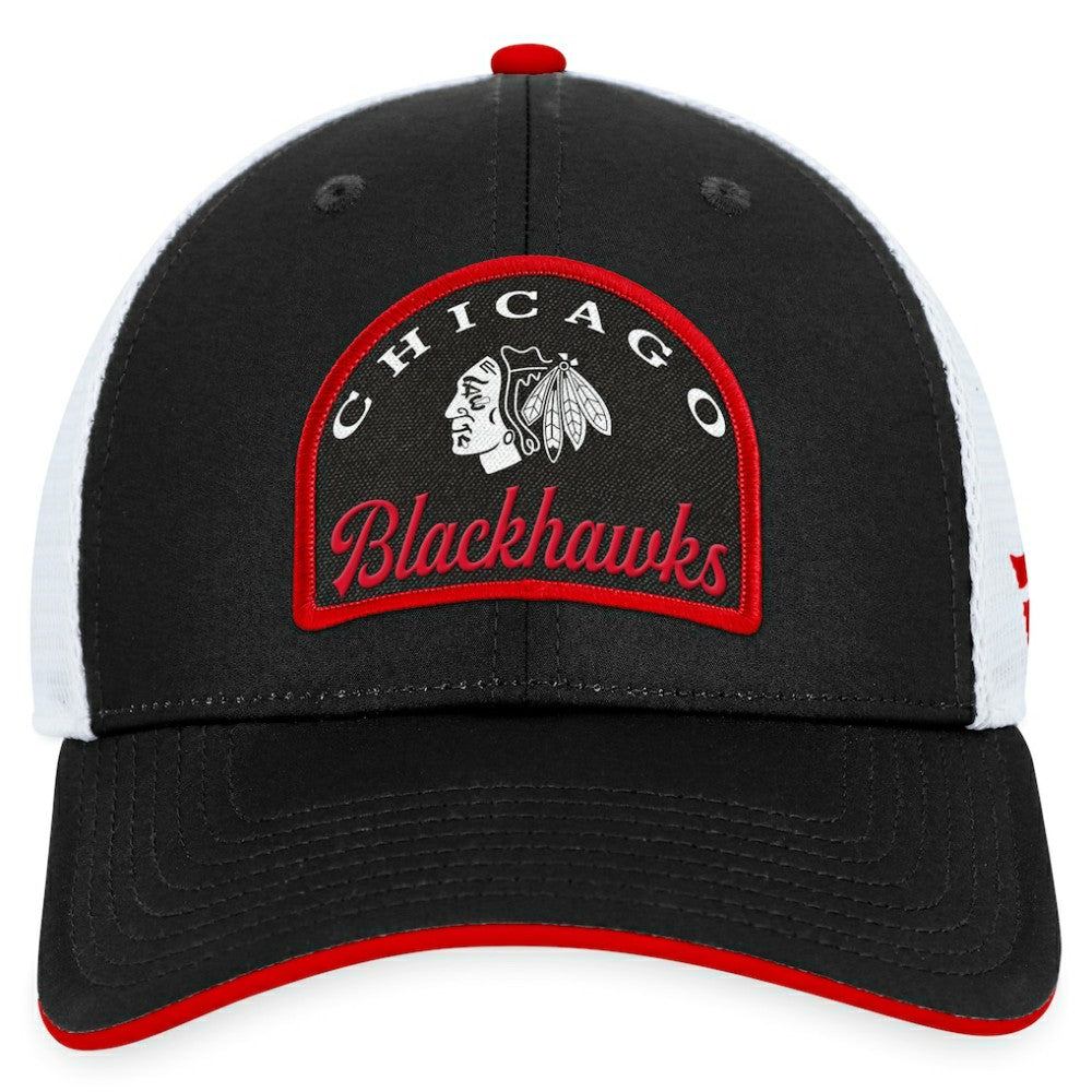 Chicago Blackhawks Fanatics Fundamental Adjustable Hat Sale