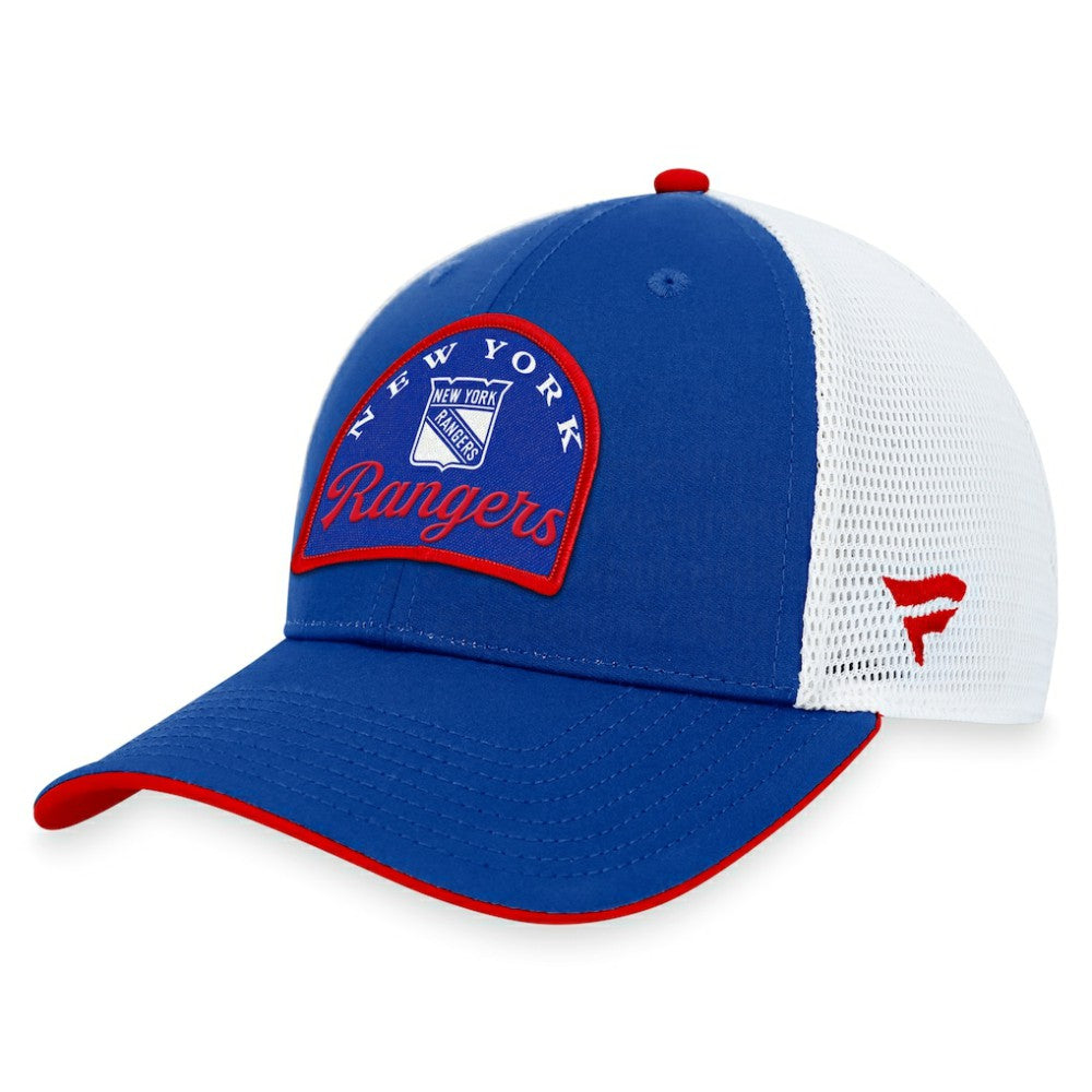 New York Rangers Fanatics Fundamental Adjustable Hat On Sale