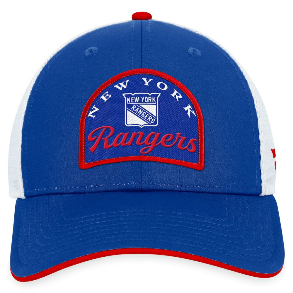 New York Rangers Fanatics Fundamental Adjustable Hat On Sale