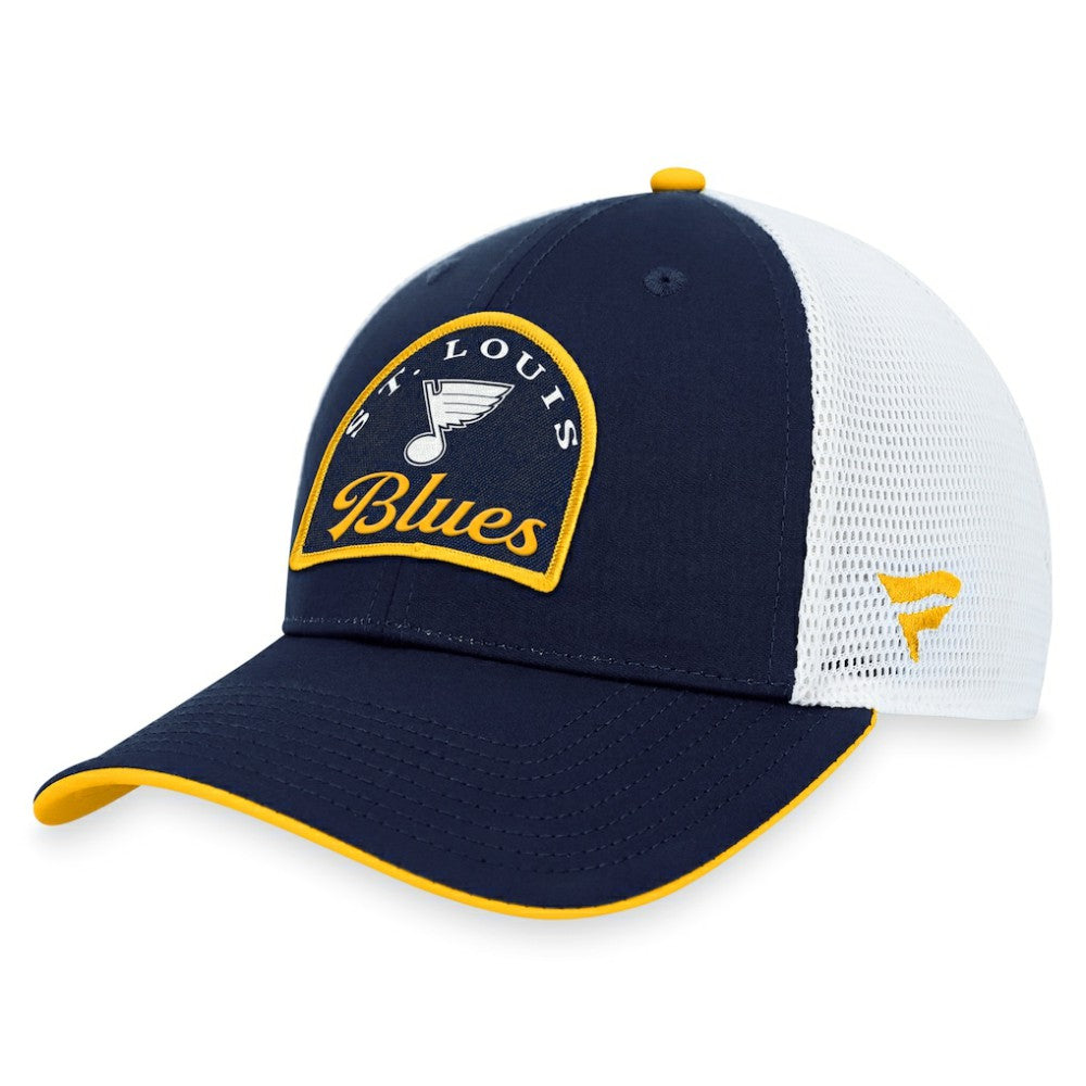 St. Louis Blues Fanatics Fundamental Adjustable Hat On Sale