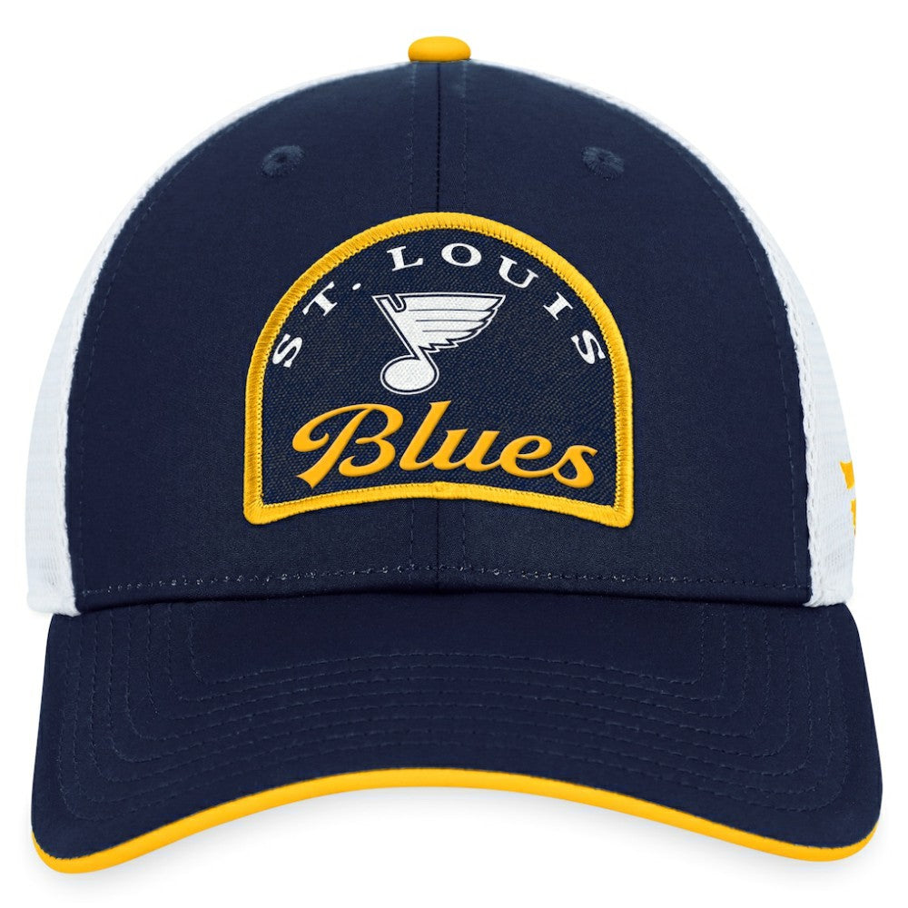 St. Louis Blues Fanatics Fundamental Adjustable Hat On Sale
