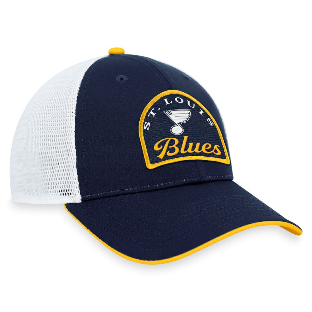 St. Louis Blues Fanatics Fundamental Adjustable Hat On Sale