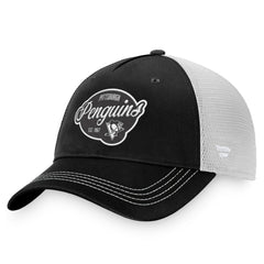 Pittsburgh Penguins Fanatics Women's Fundamental Trucker Adjustable Hat Outlet
