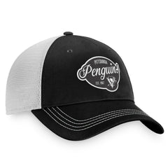 Pittsburgh Penguins Fanatics Women's Fundamental Trucker Adjustable Hat Outlet