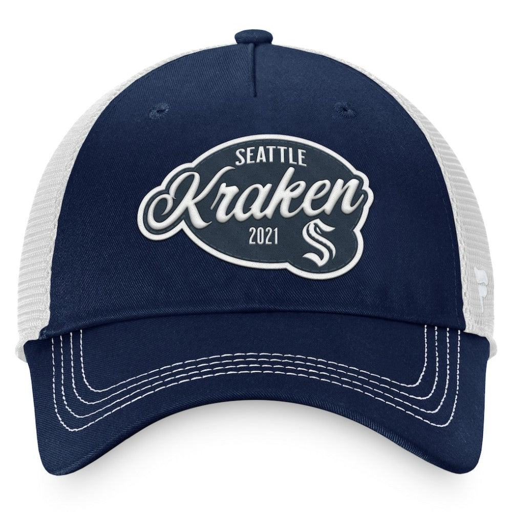 Seattle Kraken Fanatics Women's Fundamental Trucker Adjustable Hat On Sale