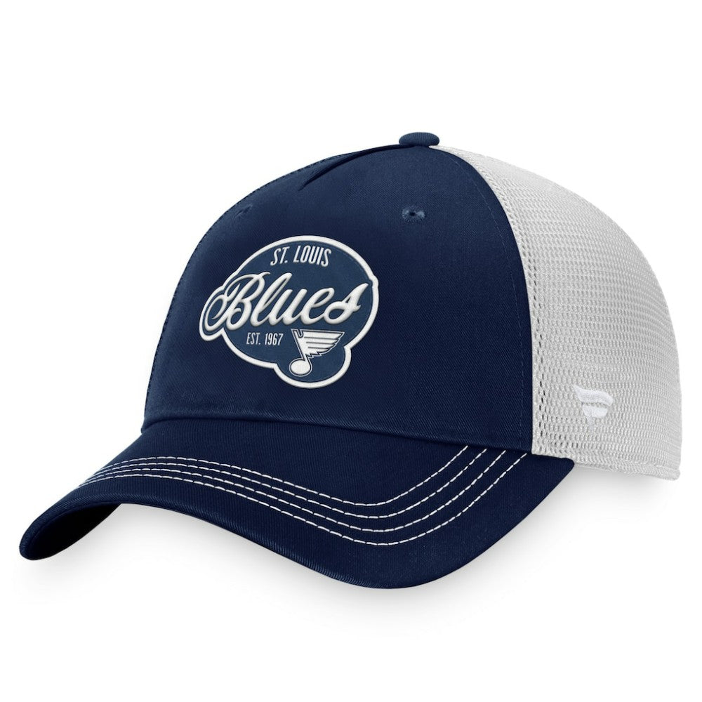 St. Louis Blues Fanatics Women's Fundamental Trucker Adjustable Hat Discount