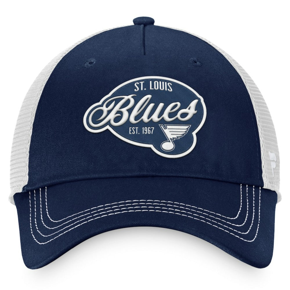 St. Louis Blues Fanatics Women's Fundamental Trucker Adjustable Hat Discount