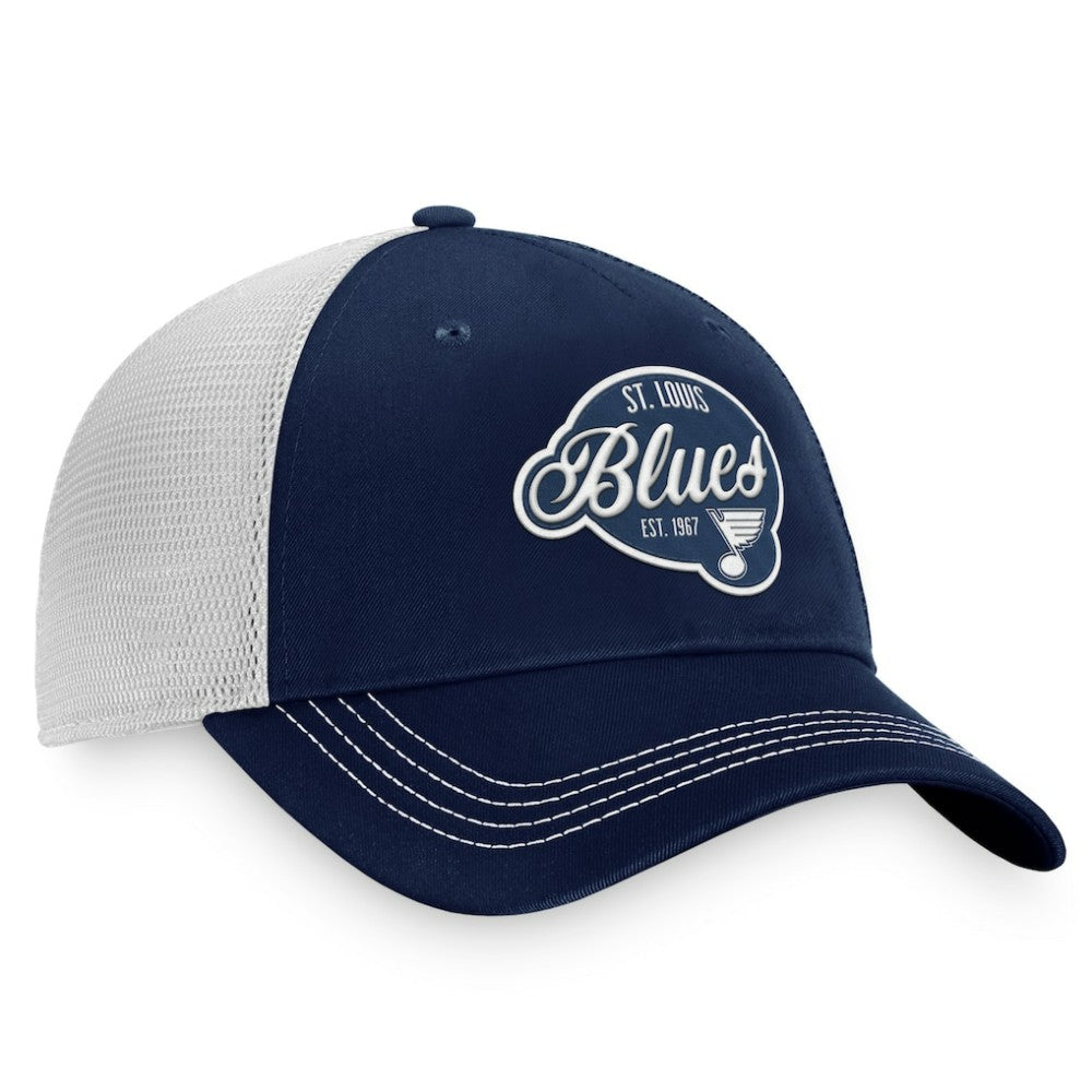 St. Louis Blues Fanatics Women's Fundamental Trucker Adjustable Hat Discount