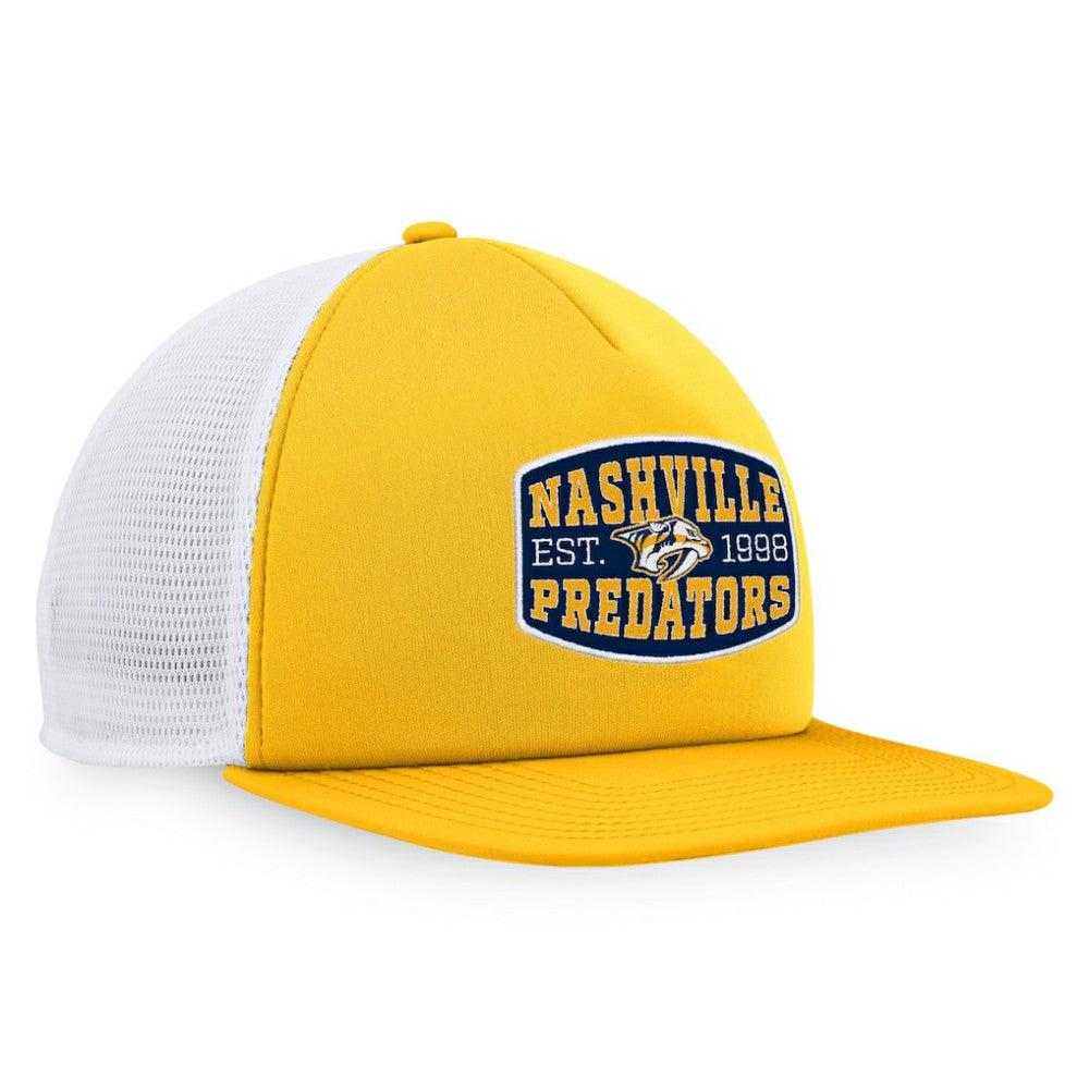 Nashville Predators Fanatics Foam Front Patch Trucker Snapback Hat Sale