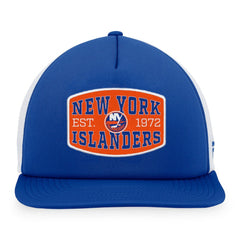 New York Islanders Fanatics Foam Front Patch Trucker Snapback Hat On Sale
