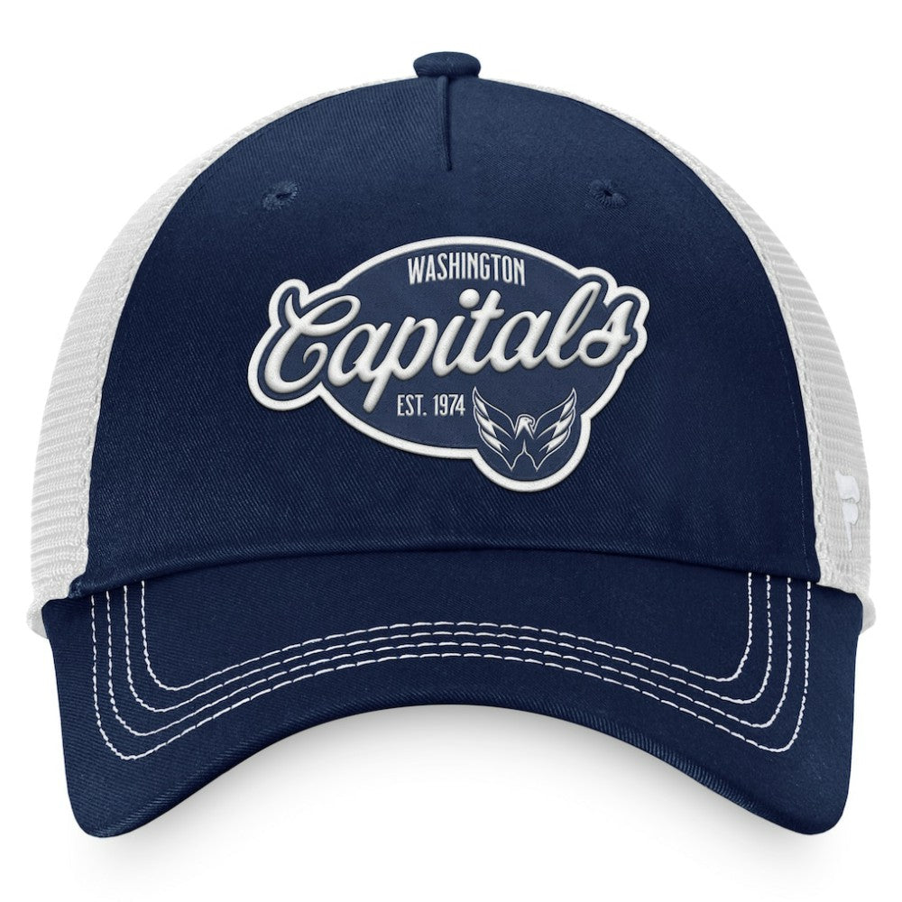 Washington Capitals Fanatics Women's Fundamental Trucker Adjustable Hat Online