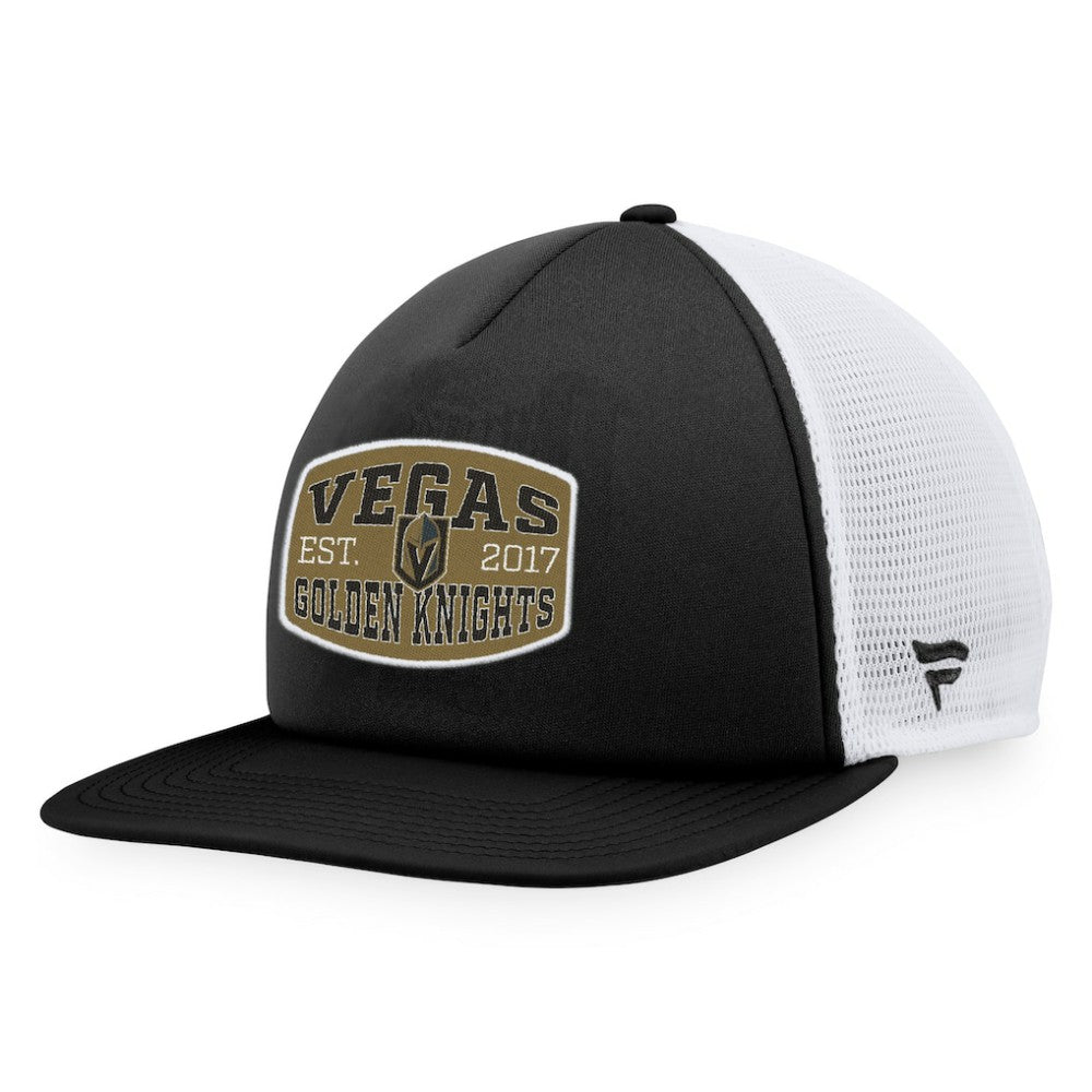 Vegas Golden Knights Fanatics Foam Front Patch Trucker Snapback Hat Outlet