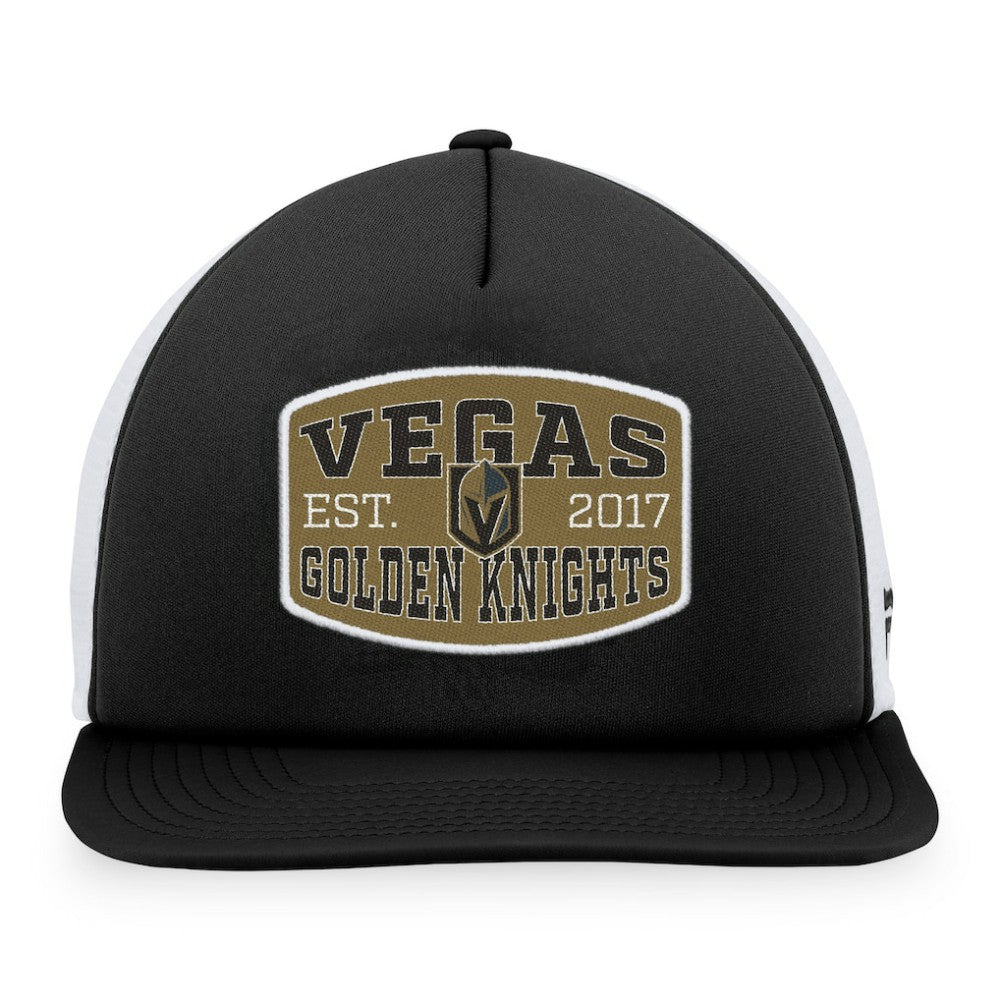 Vegas Golden Knights Fanatics Foam Front Patch Trucker Snapback Hat Outlet