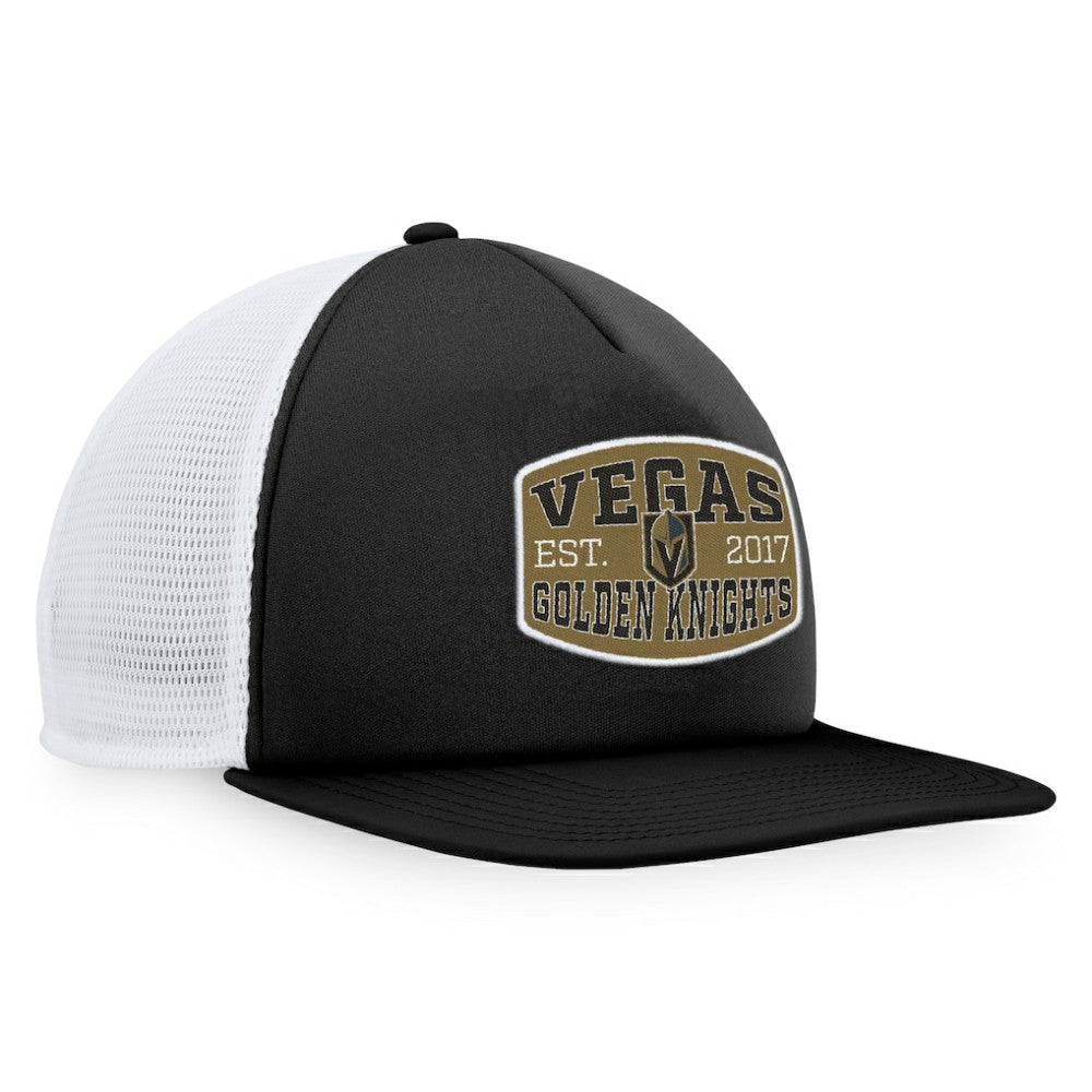 Vegas Golden Knights Fanatics Foam Front Patch Trucker Snapback Hat Outlet