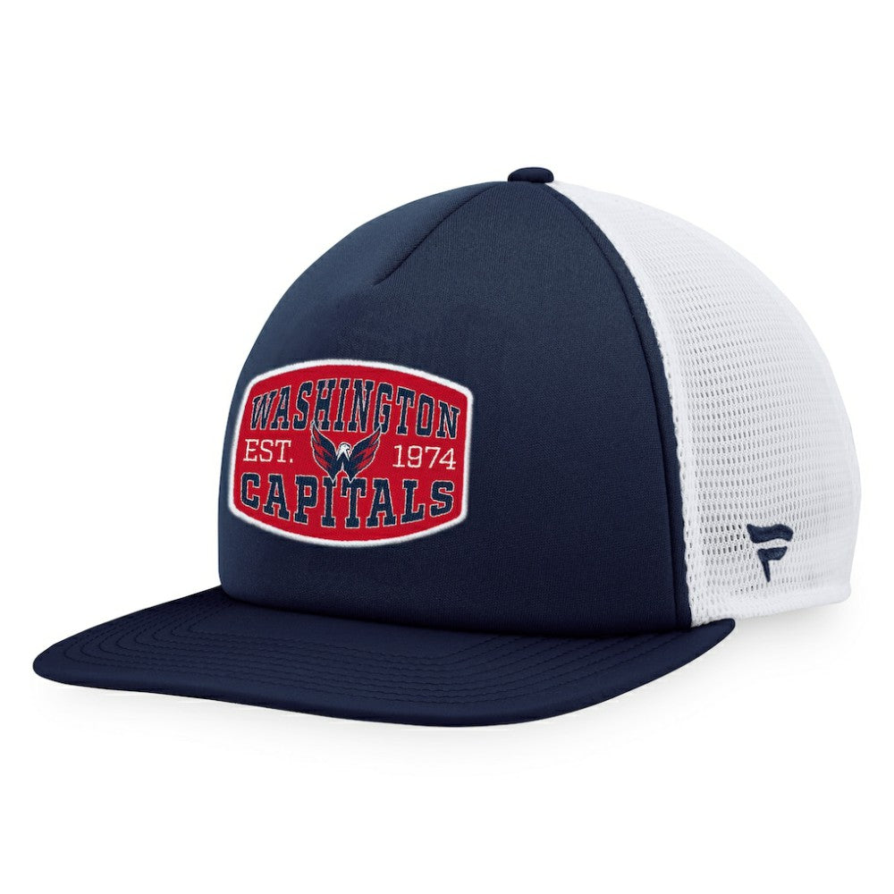 Washington Capitals Fanatics Foam Front Patch Trucker Snapback Hat Online