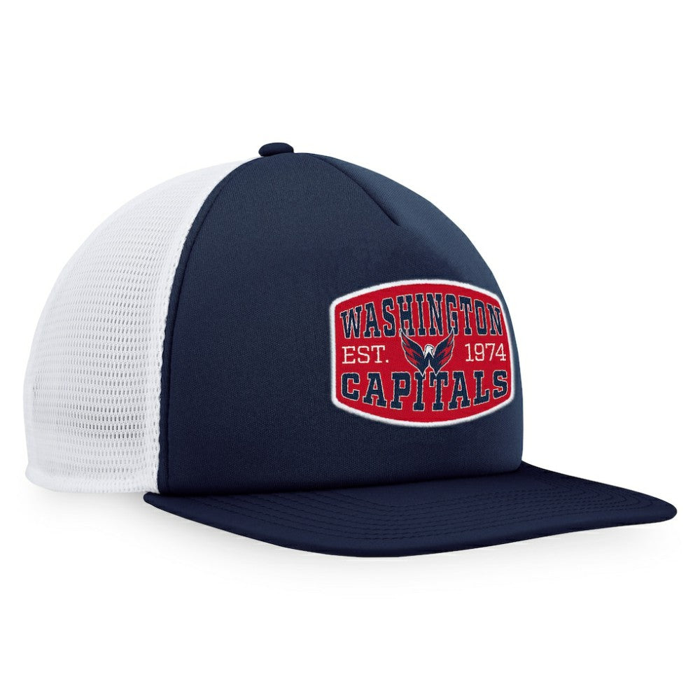Washington Capitals Fanatics Foam Front Patch Trucker Snapback Hat Online