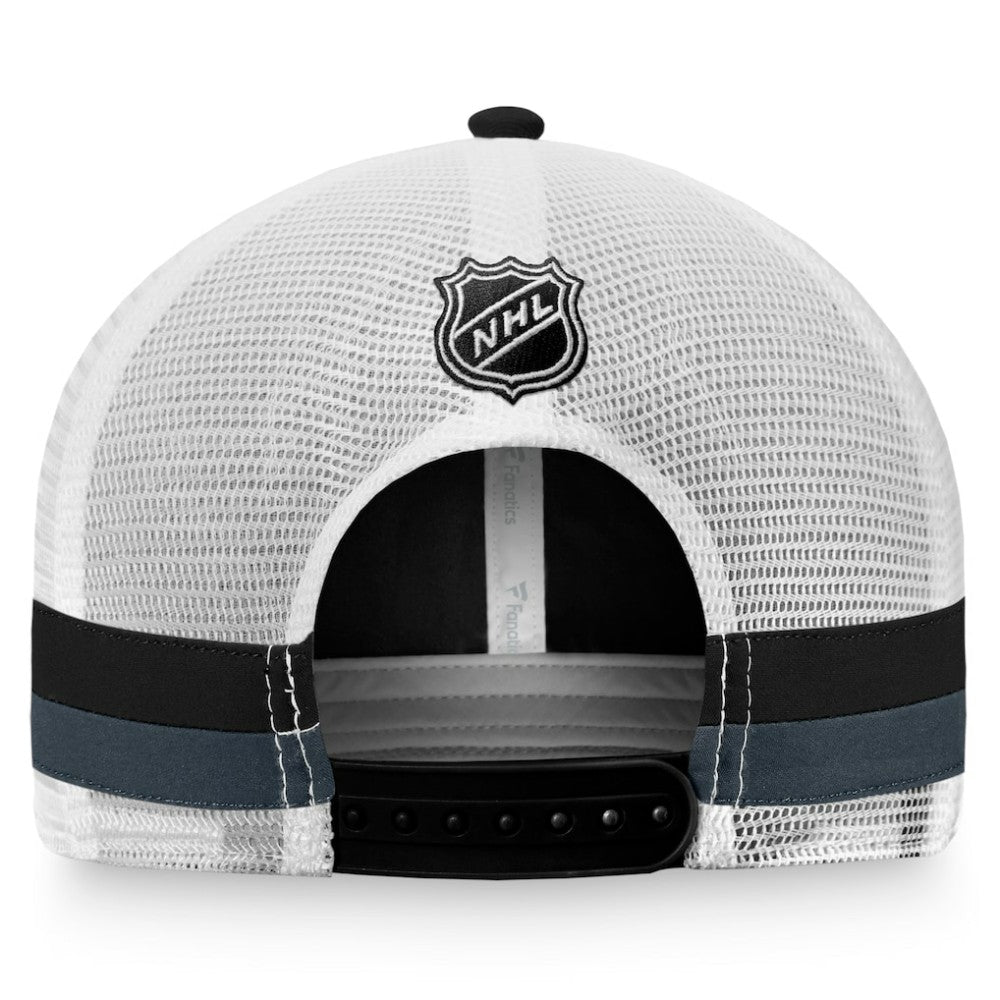 Vegas Golden Knights Fanatics Fundamental Striped Trucker Adjustable Hat On Sale