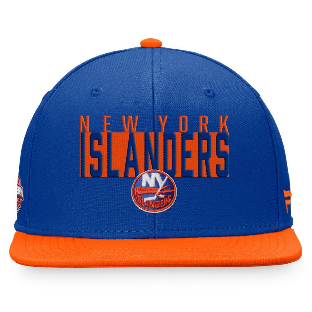 New York Islanders Fanatics Fundamental Colorblocked Snapback Hat Online