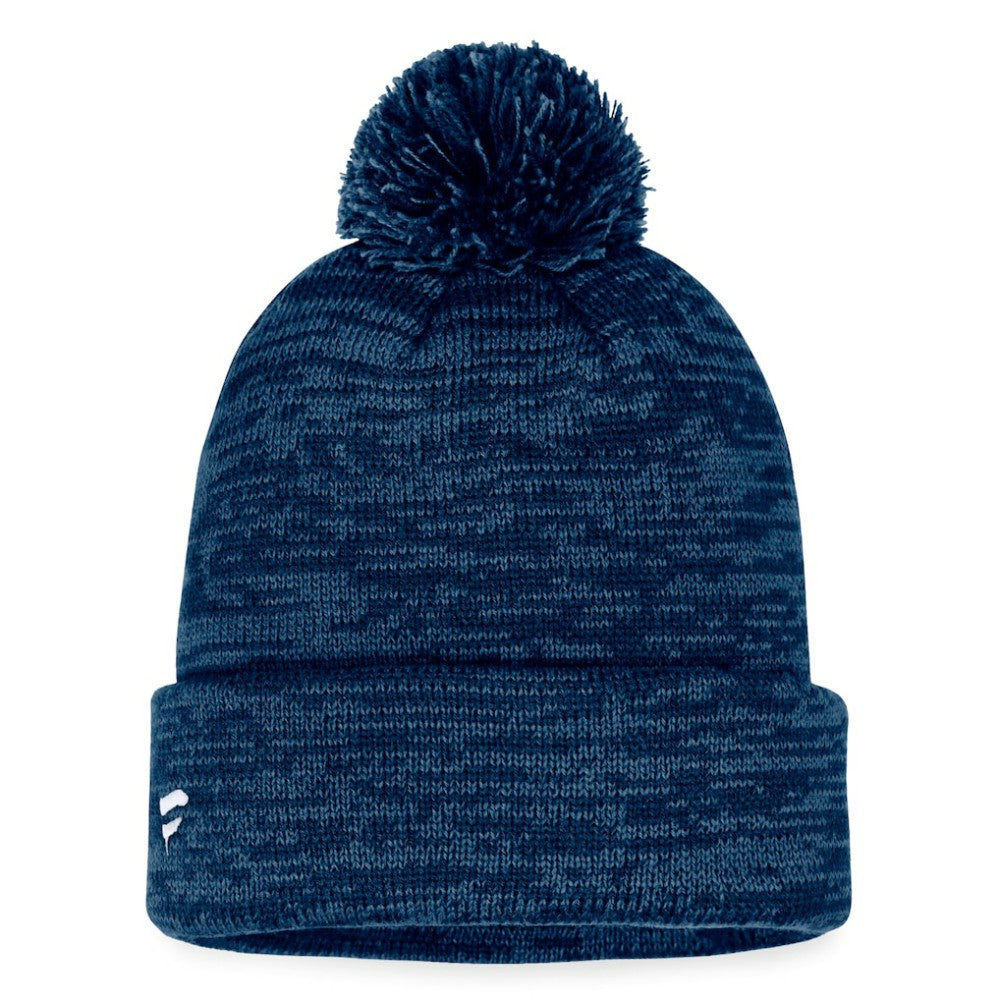 Seattle Kraken Fanatics Fundamental Cuffed Knit Hat with Pom Online