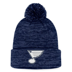 St. Louis Blues Fanatics Fundamental Cuffed Knit Hat with Pom Sale