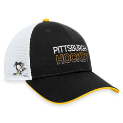 Pittsburgh Penguins Fanatics Authentic Pro Alternate Jersey Trucker Adjustable Hat For Sale