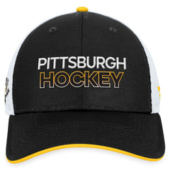 Pittsburgh Penguins Fanatics Authentic Pro Alternate Jersey Trucker Adjustable Hat For Sale