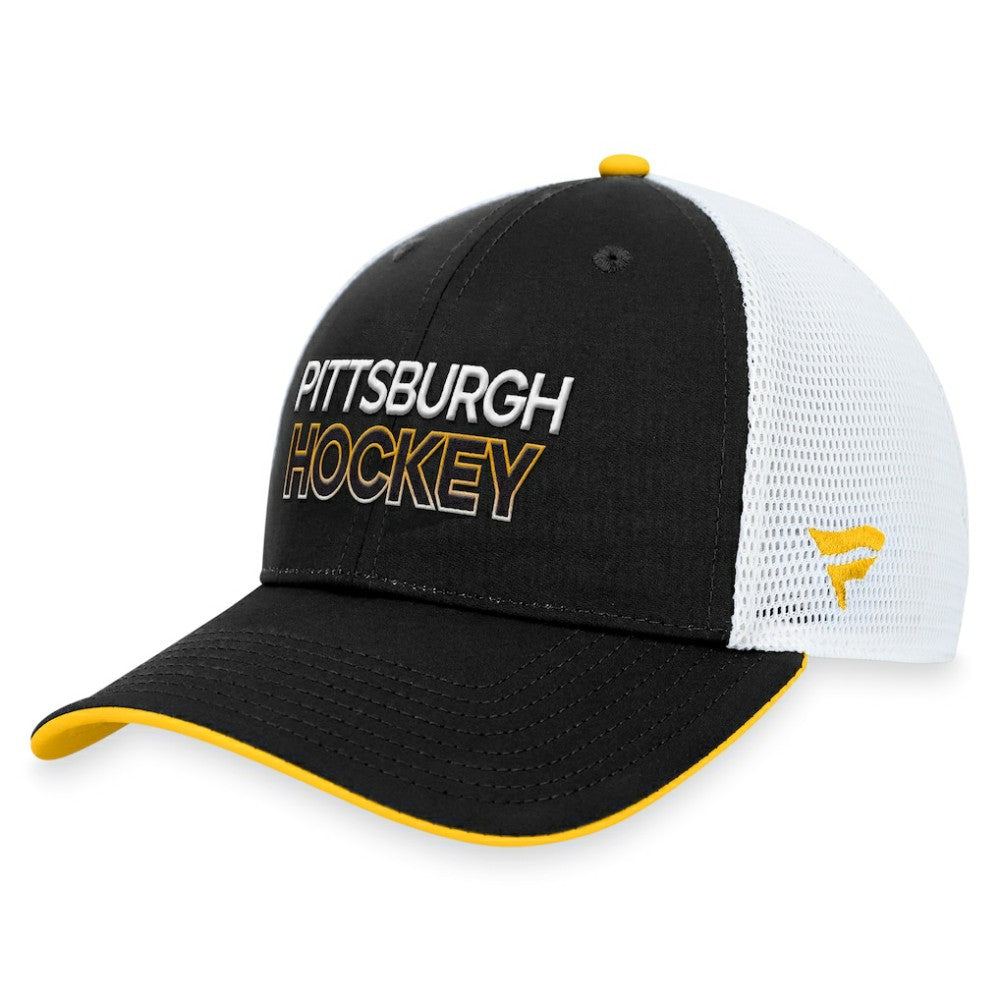 Pittsburgh Penguins Fanatics Authentic Pro Alternate Jersey Trucker Adjustable Hat For Sale