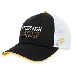 Pittsburgh Penguins Fanatics Authentic Pro Alternate Jersey Trucker Adjustable Hat For Sale