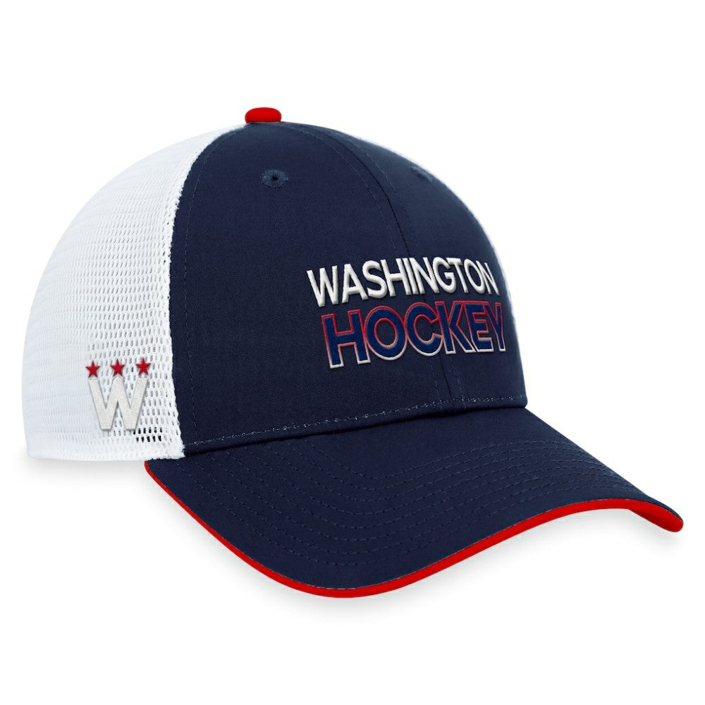 Washington Capitals Fanatics Authentic Pro Alternate Jersey Trucker Adjustable Hat For Sale