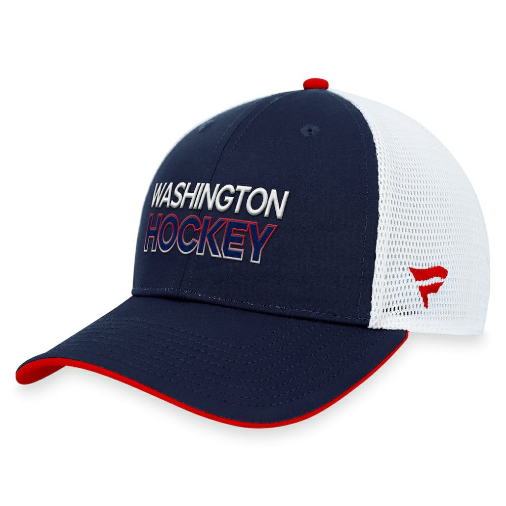 Washington Capitals Fanatics Authentic Pro Alternate Jersey Trucker Adjustable Hat For Sale