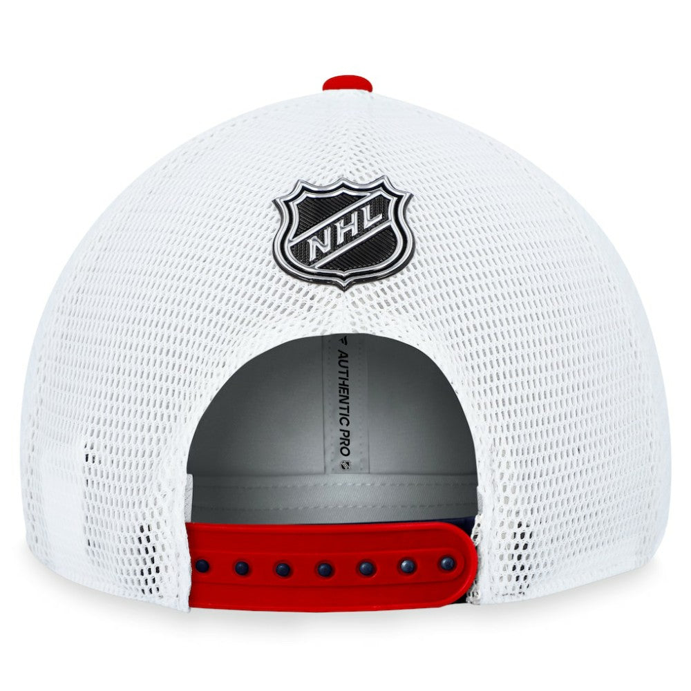 Washington Capitals Fanatics Authentic Pro Alternate Jersey Trucker Adjustable Hat For Sale