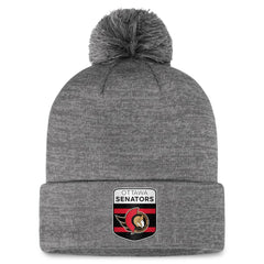 Ottawa Senators Fanatics Authentic Pro Home Ice Cuffed Knit Hat with Pom Discount