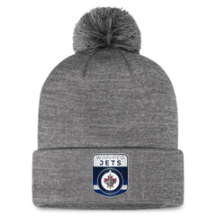 Winnipeg Jets Fanatics Authentic Pro Home Ice Cuffed Knit Hat with Pom For Sale