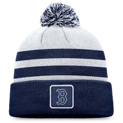 Boston Red Sox Fanatics Cuffed Knit Hat with Pom | MLB Shop