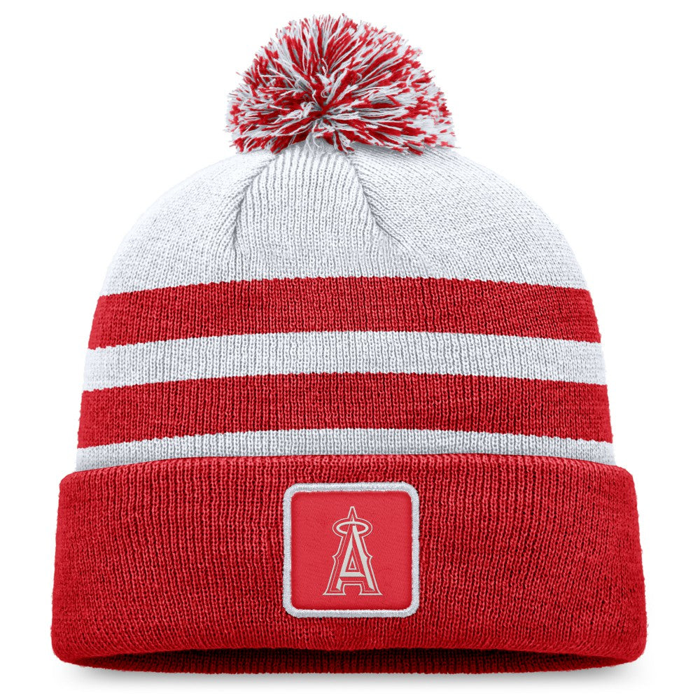 Los Angeles Angels Fanatics Cuffed Knit Hat with Pom | MLB Shop