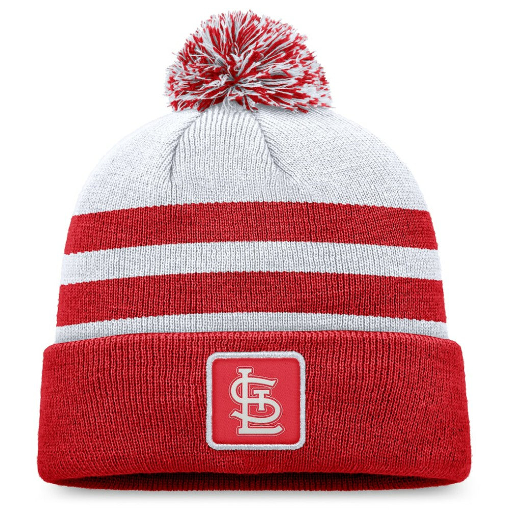 St. Louis Cardinals Fanatics Cuffed Knit Hat with Pom | MLB New