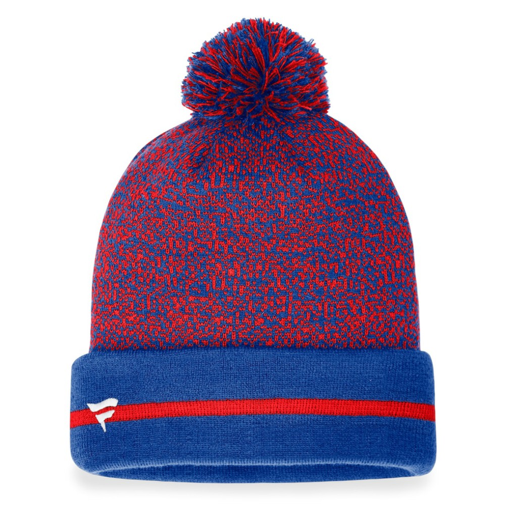 Chicago Cubs Fanatics Space-Dye Cuffed Knit Hat with Pom | MLB On Sale