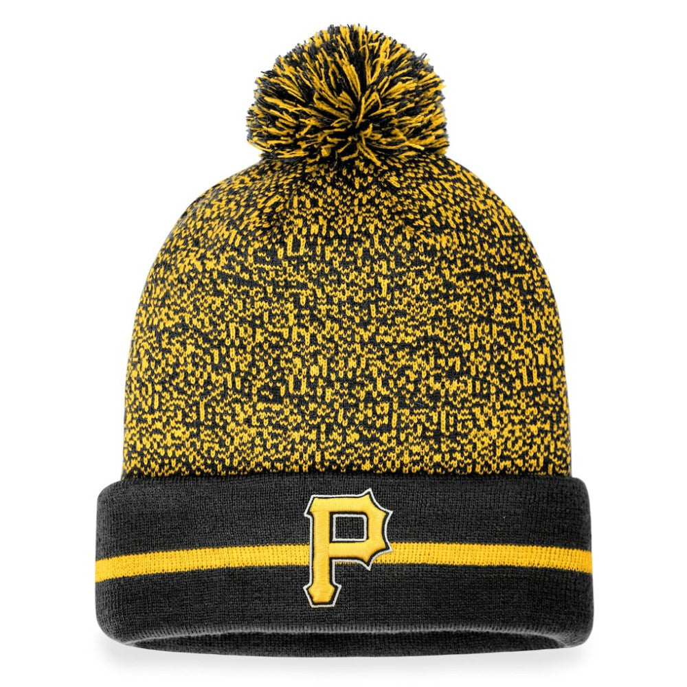 Pittsburgh Pirates Fanatics Space-Dye Cuffed Knit Hat with Pom | MLB New