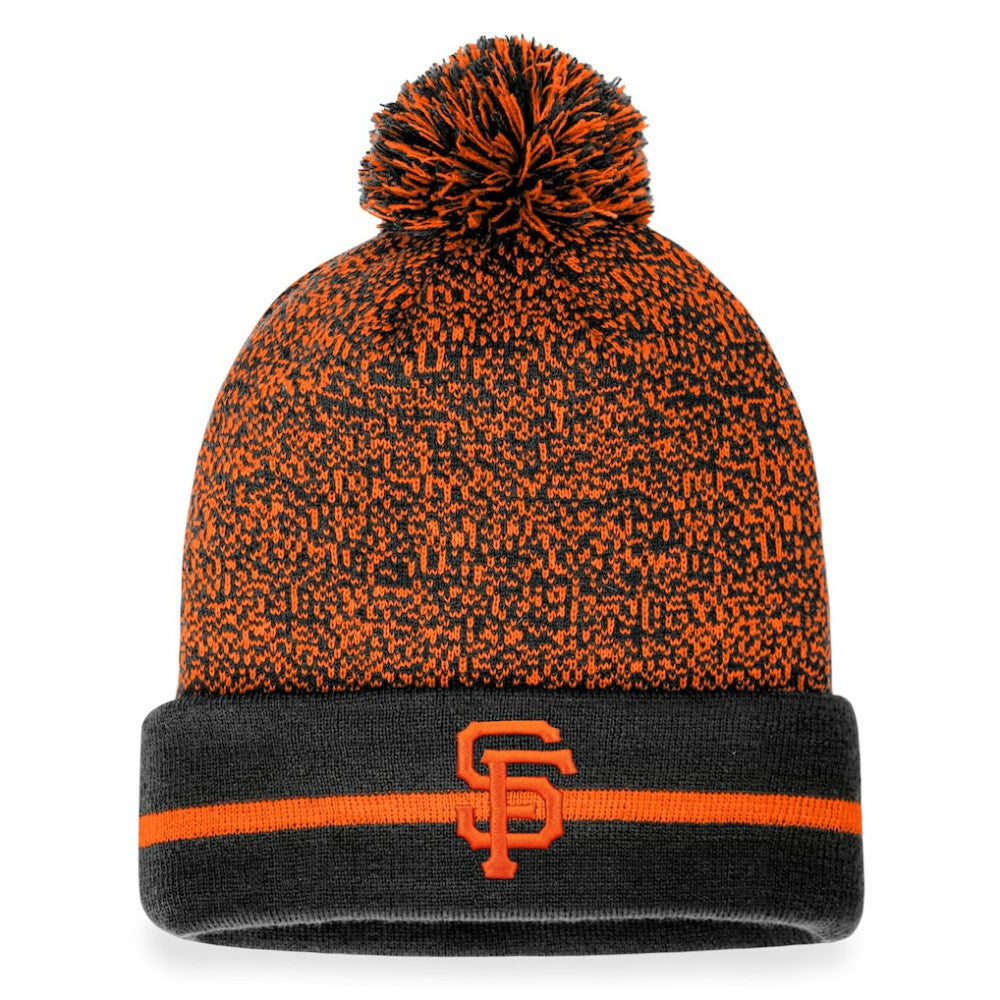 San Francisco Giants Fanatics Space-Dye Cuffed Knit Hat with Pom | MLB Near me