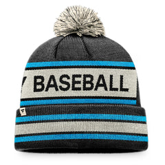 Miami Marlins Fanatics Hometown Slogan Cuffed Knit Hat with Pom | MLB Discount