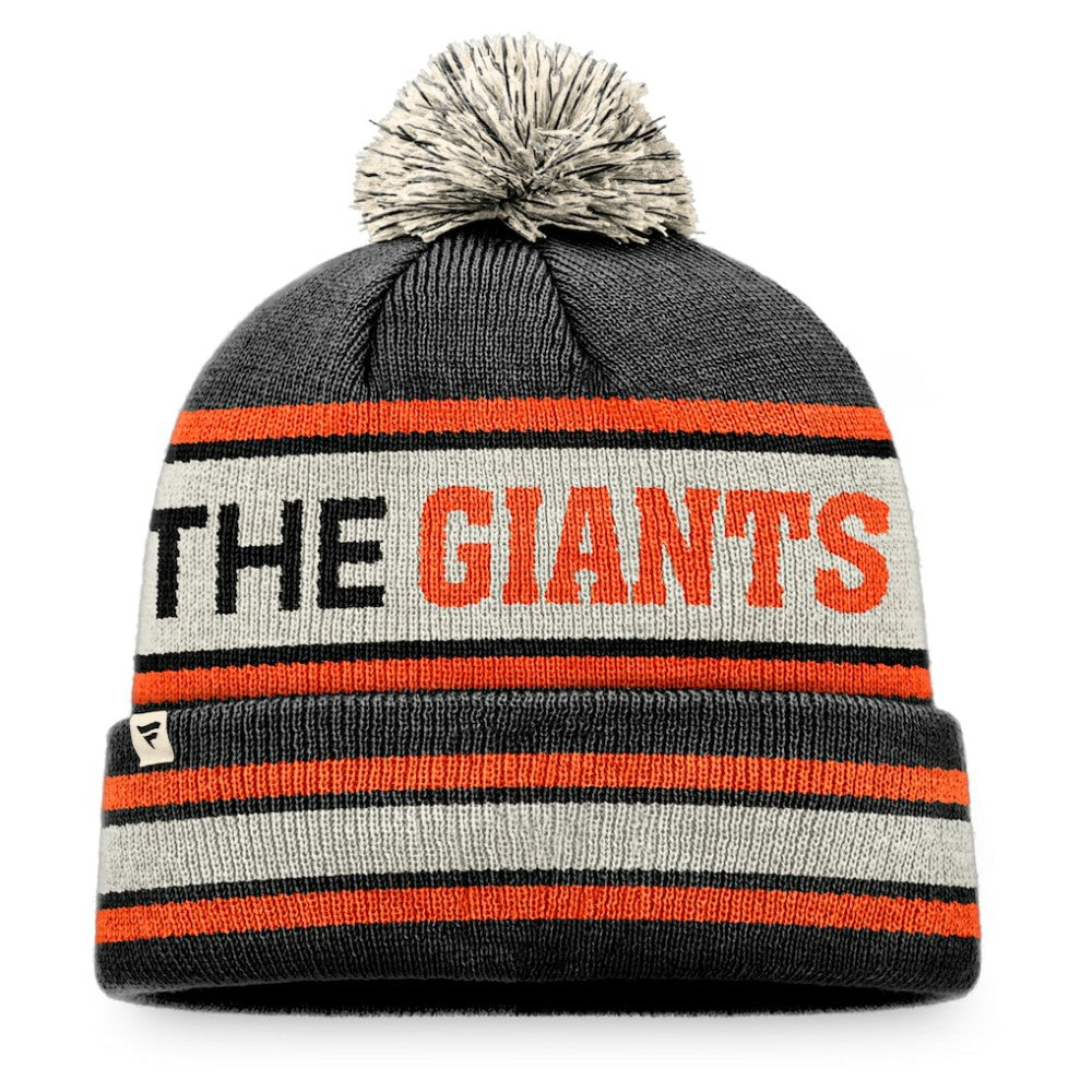 San Francisco Giants Fanatics Hometown Slogan Cuffed Knit Hat with Pom | MLB New