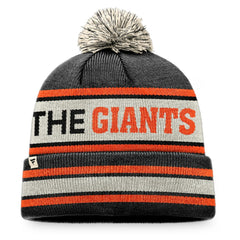 San Francisco Giants Fanatics Hometown Slogan Cuffed Knit Hat with Pom | MLB New