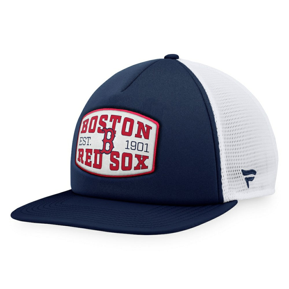 Boston Red Sox Fanatics Foam Front Patch Trucker Snapback Hat | MLB For sale